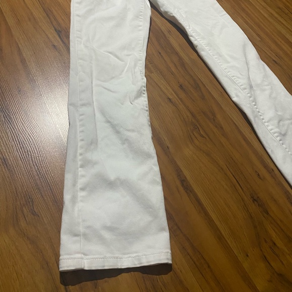 Nine West Vintage America Jeans Mid Rise Straight Leg Pants White Twill Size 4 - Picture 7 of 10
